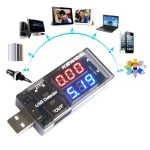 USB Charger Doctor Current Voltage Charging Detector Battery Voltmeter Ammeter Red Display (New)