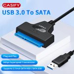 CASIFY USB 3.0 SATA Cable SATA To USB Adapter UP To 5GBPS Support 2.5Inch External SSD HDD Hard Drive 22 Pin SATA (New)