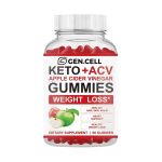 GenCell Keto Apple Cider Vinegar (ACV) Weight Loss Gummies 60 (New)