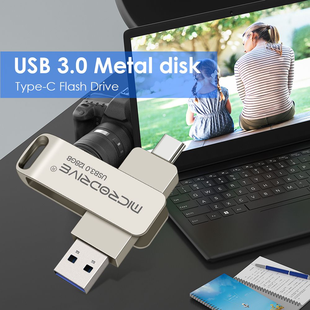 2e223e95fdc3019a44c50b7d34114bc5 64 / 128 Gb Full metal Premium body Pendrive (USB 3.0 &2.0) (New) - Image 1