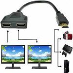 Best Quality HDMI Splitter Cable 1 Male To Dual HDMI (New)