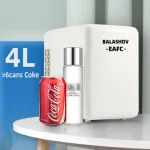 4L Mini Refrigerator 12v 110V 220V Electric Portable Camping (New)