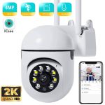 4MP 2K Mini Wifi Camera 4X Digital Zoom Surveillance Camera (New)