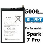 Original Tecno Spark 7 Original Battery (New)