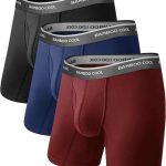 BAMBOO COOL Ultra Soft Mens Underwear Boxer Briefs Multi-pack | Bamboo Fabric‌,No Ride Up,More Breathable Than Cotton (New)