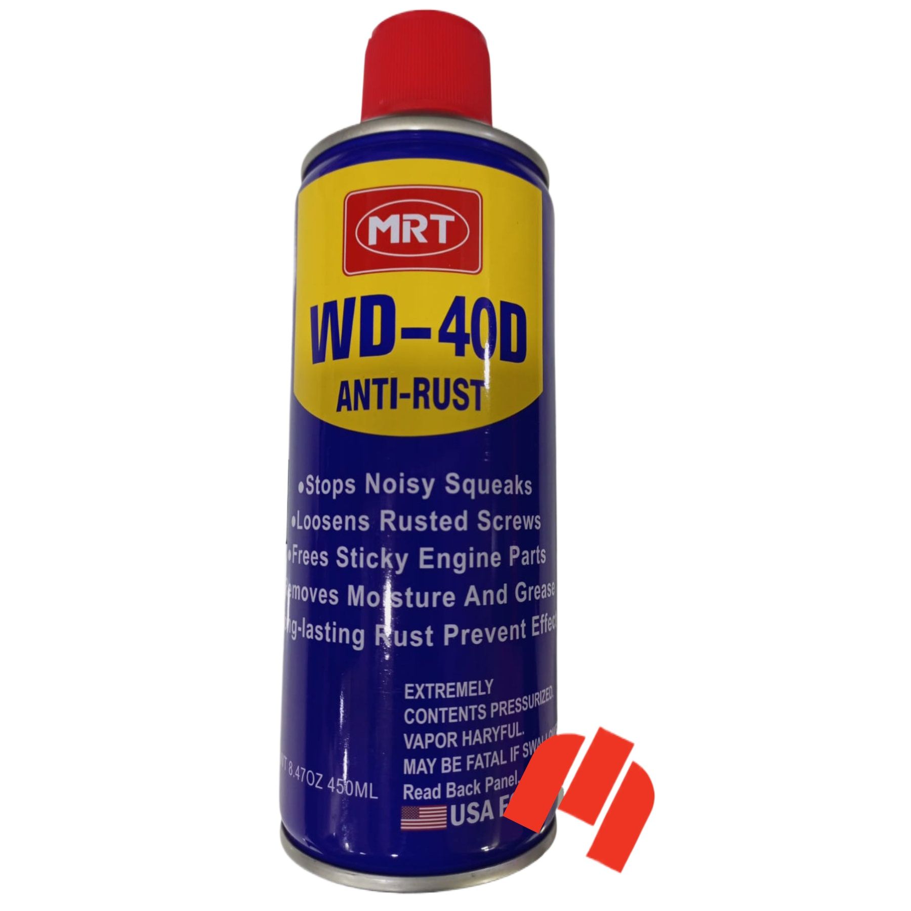 72809f522c55cae9dff41146aad5f8a7 WD-40D MRT 450ml Anti Rust Spray Multi Use Purpose Cleaner Remover Liquid Cleaning Zong Corrosion Inhibitor Lubricant Penetrant WD40 (New) - Image 1