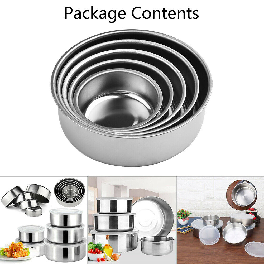 893bd9c4efb8f7f34cbb68fc4e263b74 5Pcs Steel Set (Bowl, Bati & Food Box ) (New) - Image 1