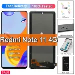 6.43 Display Xiaomi Redmi Note 11 LCD Display Touch Screen Digitizer Assembly 2201117TG 2201117TI Screen Replacement (New)