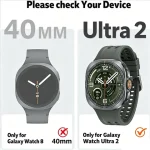 Glass Protective Film Samsung Galaxy Watch Ultra 2 2026，Premium Screen Protector Durable HD Anti-scratch Film Accessories (New)
