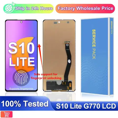 Ae73fd7abf21f47d58ddc48d085bf7ff1v_480x480q75 67'' Amoled TFT S10 Lite LCD Samsung S10 Lite Display Samsung S10 Lite G770F SM-G770F DS Touch Screen Digitizer +Frame (New) - Image 1