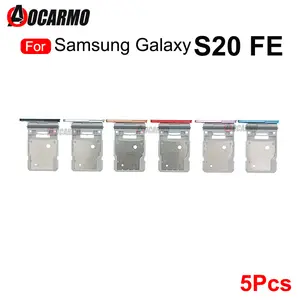 H0cc0c2f69d6c4abea1a316451d838024Z_300x300q75 5 Samsung Galaxy S20 FE S20fe Sim Card Slot Holder Sim Tray Reader Socket Replacement Parts (New) - Image 1