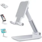 Desk Mobile Phone Holder Stand iPhone iPad Xiaomi huawei Metal Desktop Tablet Holder Table Cell Foldable Extend Support (New)