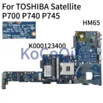 Motherboard TOSHIBA Satellite P700 P740 P745 HM65 Mainboard (New)