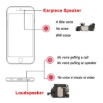 1Pcs Good Quality Sound Inner Dock Bottom Buzzer Ringer LoudSpeaker Flex Cable iPhone 16 15 14 13 12 11 Pro Max 13 MINI (New)