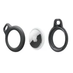 Apple Airtag Case Secure Holder with Strap Protective Cover Bumper Tracker Accessories Antiscratch Keychain Air tag case (New)