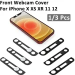 Metal Webcam Cover Privacy Cap Front Camera Slider Lens Sticker iPhone X XS 11 12 Pro Max Mini Phone Lens Antispy Accessori (New)