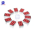 diymore 5/Lot 0.56 7 Segment 1 Bit Red LED Digital Display Common Anode / Common Cathode LED Digital Tube Red Arduino (New)