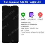 IPS 66 Samsung Galaxy A22 5G Display SM-A226B LCD Touch Screen Samsung Galaxy A22 5G LCD Digitizer Replacement Parts (New)