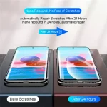 10000D Hydrogel Film Xiaomi Redmi Note 10 9 8 Pro Screen Protector Redmi 10 9C 8 7 6 9A K40 Pro Note 10S 9 8 T Not Glass (New)