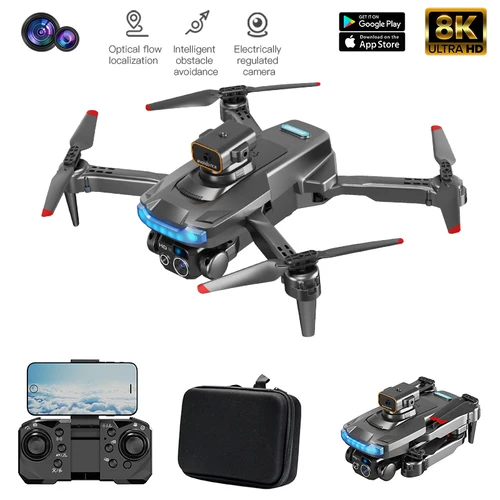 New-P15-GPS-Drone-Professional-8K-HD-Dual-Camera-Brushless-Intelligent-Obstacle-Avoidance-Automatic-Return-Foldable.jpg_500x500xz.jpg_ New P15 GPS Drone Professional 8K HD Dual Camera (New) - Image 1