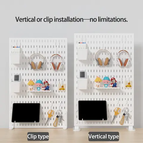 S00309d0e7e0f4e4b91bf028f309a8fcdU_480x480q75 Desktop Office Sting Storage Pegboard: Also Doubles As A Figure Display Shelf Suitable Home Study In Scenarios (New) - Image 1