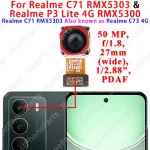 Realme C71 RMX5303 & P3 Lite 4G RMX5300 Repair Camera Module Flex Cable 50MP Main Rear 5MP Front Camera Replacement Parts (New)