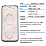 With Burn in OEM 120hz OLED Google Pixel 8A Screen Replacement LCD Phone Mobile Display Touch Digitizer Assembly Repair (New)