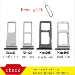 Sim Card Tray Holder Slot Adapter Micro SD Card Tray Holder Samsung Note 20 Ultra N9810 N9860 Single or Dual SIM (New)