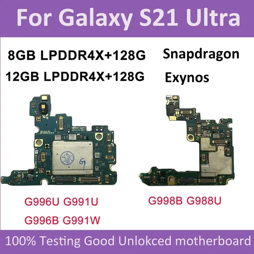 S0513840cdc67412db80afe636ead936dI_500x500 Motherboard Samsung Galaxy S21 Plus 5G G991U Ultra G991B G996B (New) - Image 1