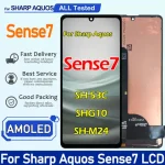 OLED 61 Sharp Aquos sense7 LCD Display Touch Screen Digitizer Full lcd Sharp Aquos sense 7 Display Replacement Parts (New)