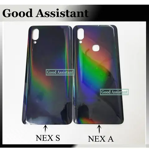 S07386599a53540019b69cb46f2cf0831p_480x480q75 Super Clear/Black/Red 6.59" For VIVO NEX S / A / NEX Ultimate Back Battery Cover Door Housing case Rear Glass parts (New) - Image 1
