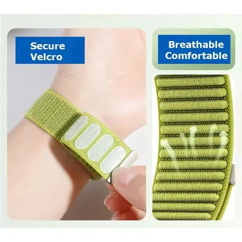 S074af142f9694753846517ee2d224010t_480x480q75 20mm 22mm Mountain Wave Nylon Loop Strap Nothing CMF Watch 3 Pro Comtable Bracelet Breathable Wristb CMF Watch Pro 2 (New) - Image 1