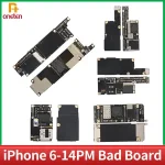 Damage Bad Motherboard iPhone 6 6S 7 8 X XS XR 11 12 13 14 Plus Pro MAX Mini Complete Logic Bad Board With Nand Power Off (New)