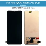 678 AMOLED vivo iQOO Neo9S Pro LCD Display V2339FA Touch Screen Digitizer Assembly vivo iQOO Neo 9S Pro Replacement (New)