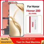 High Quality 67 OLED Honor 200 LCD Display Touch Screen Digitizer Assembly Huawei Honor200 ELI-AN00 Replacement Parts (New)
