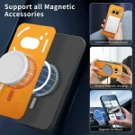 Luxury Case Nothing Phone 2A Plus 5G Magnet Cover Leather Back Panel Bumper Nothing CMF Phone 2 1 Case Phone 2 A 3A 4A Pro (New)