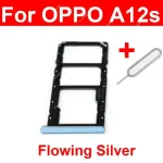 Sim Card Tray OPPO A12 A12s A15 A15S 4G A16 A16S A17 A17K Card Slot Reader Adapter Holder Replacement Repair Parts (New)