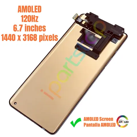 S0fe60dbc1ee049c18e91e52a1ed2691f7_480x480q75 iParts Replacement Display for Oppo Find X2 5G CPH2023 PDEM10 X2 Pro CPH2025 PDEM30 OPG01 120Hz AMOLED Touch Screen Assembly OEM (New) - Image 1
