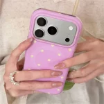 INS Yellow Point Matte Magsafe Phone Case Iphone 17 17Pro 17ProMax 16Pro 13 14 15 16 Pro Max 15Pro 14ProMax Cover Fundas (New)