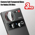 3 Set Camera Lens Glass ZTE nubia Z70 Ultra 5G HD Clear Camera Protector Nubia Z60 Ultra Z60Ultra Z70Ultra Lens Film Cover (New)