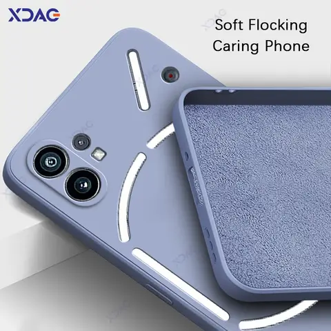 S116d236041424755aa4ed03b89383ac53_480x480q75 Original Mobile Phone Case Nothing Phone 1 NothingPhone1 5G 360 Soft Luxury Square Liquid Silicone Back Cover Waterproof Bag (New) - Image 1