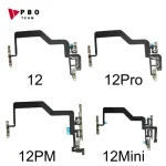 1/3 Power Volume Button Key Switch Flex Cable With Metal Material Reprasement iPhone 12 Pro Max Mini 12pro 12promax (New)