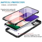 Case For Samsung A12 M12 A22 M22 M32 M33 M53 M23 Luxury 360 Full Protective Phone Case For Galaxy A53 A23 A33 A22S 5G Shockproof (New)