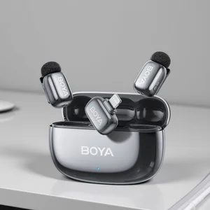 S1606512fbe3d44049b97b8d11c0cac48a_300x300 BOYA Mini 2 Wireless Lavalier Microphone AI Noise Reduction Mini Mic iPhone 6 14/15 17 USB C Android Phone Video Recording (New) - Image 1