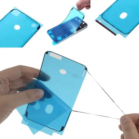 S16b9599b8ee444679fa983995b5be085t_480x480q75 2pcs Waterproof Frame Bezel Seal Tape Adhesive Glue LCD Screen iPhone SE2020 8 6s 7 Plus X XR Xs Max 11 12 Mini Pro Max (New) - Image 1