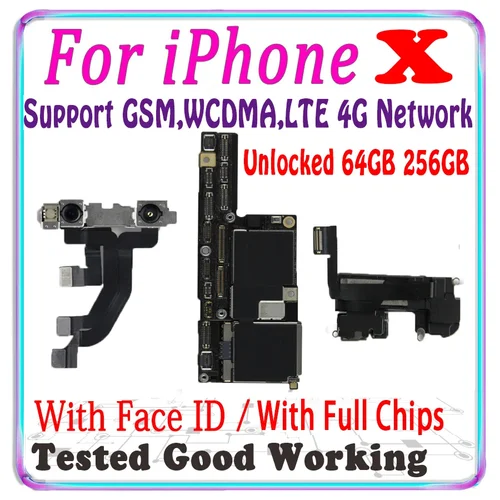 S16e90b839ff04f8a88bf40205bd69406S_500x500 64GB 256GB With Face ID iPhone X Motherboard unlocked100% iphone (New) - Image 1