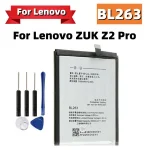 BL263 3100mAh BL263 Battery Lenovo ZUK Z2 Pro Z2Pro Z2121 Mobile Phone Replacement Batteries Bateria+Free Tools (New)