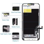 OLED Display Screen Digitizer Assembly for iPhone X XS Max XR 11 3D Touch for iPhone 12 13Mini 14Plus 15 LCD (New)