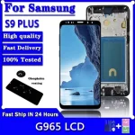 S9 Plus G965U G965W G9650 G965U1 G965F Display Screen Samsung S9+ LCD Display Touch Screen Digitizer Assembly With Frame (New)