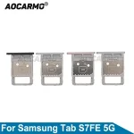 Aocarmo Samsung Galaxy Tab S7 FE 5G T736B Sim Card Tray MicroSD Slot Holder Replacement Parts (New)